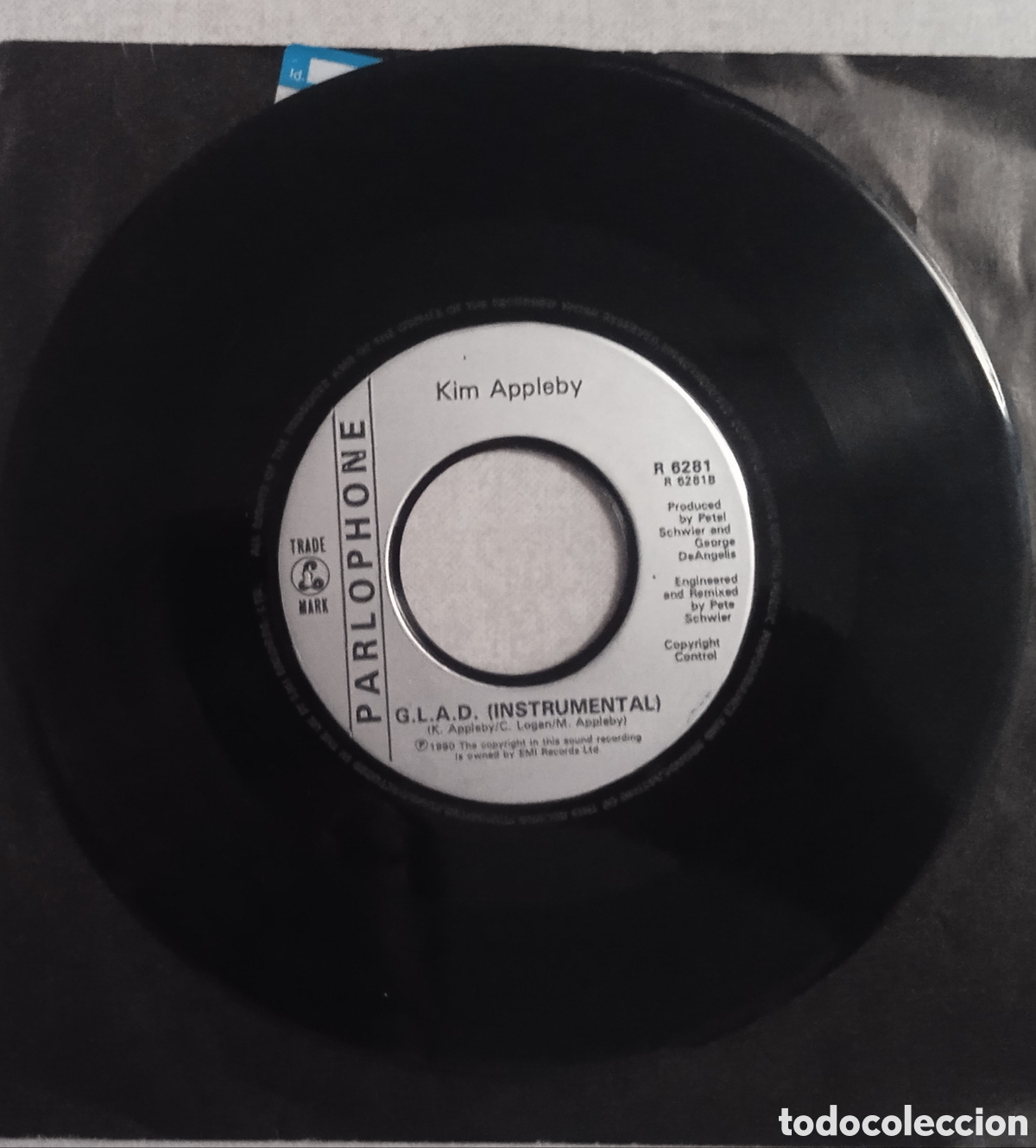 Discos de vinilo: KIM APPLEBY - G.L.A.D. (1991) Disco vinilo - Foto 2