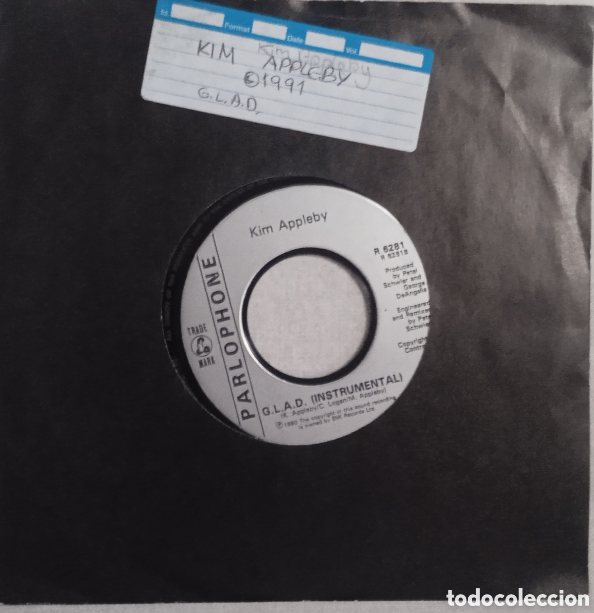 Discos de vinilo: KIM APPLEBY - G.L.A.D. (1991) Disco vinilo - Foto 3