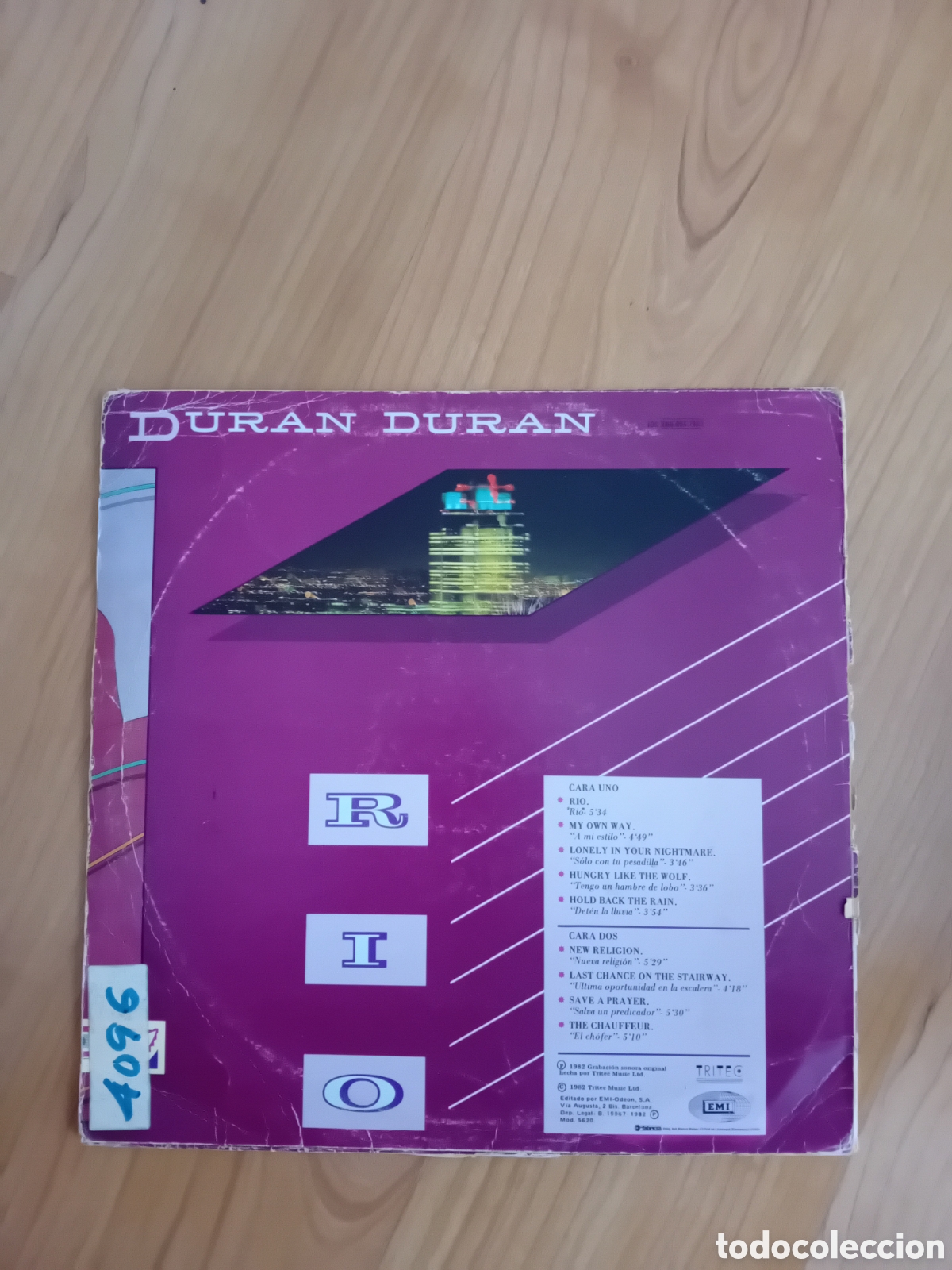 Discos de vinilo: DURAN DURAN. RIO. LP - Foto 2