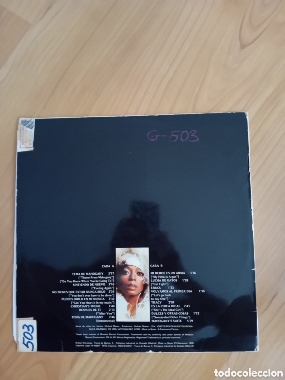 Discos de vinilo: BSO MAHOGANY. DIANA ROSS - Foto 2