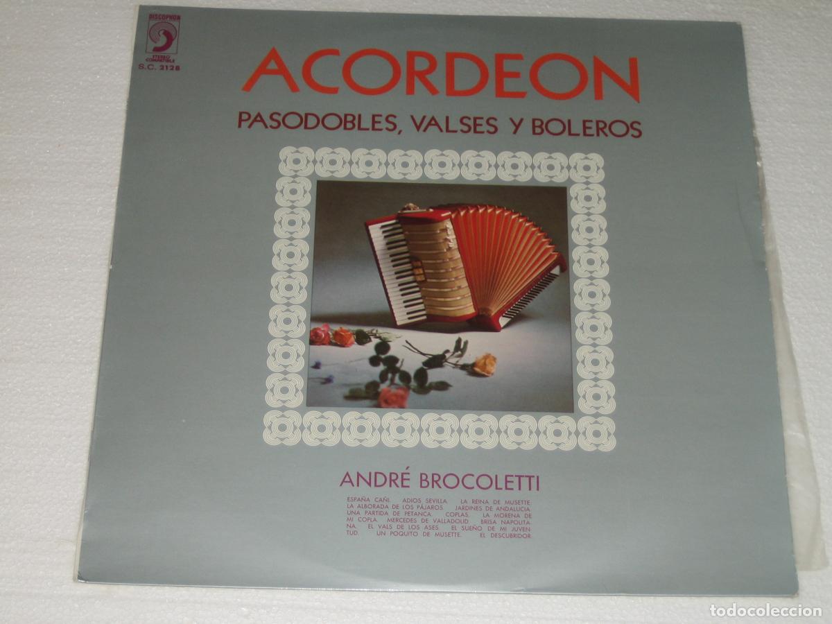 Discos de vinilo: DISCOFERTA - ACORDEON - PASODOBLES, VALSES Y BOLEROS ..