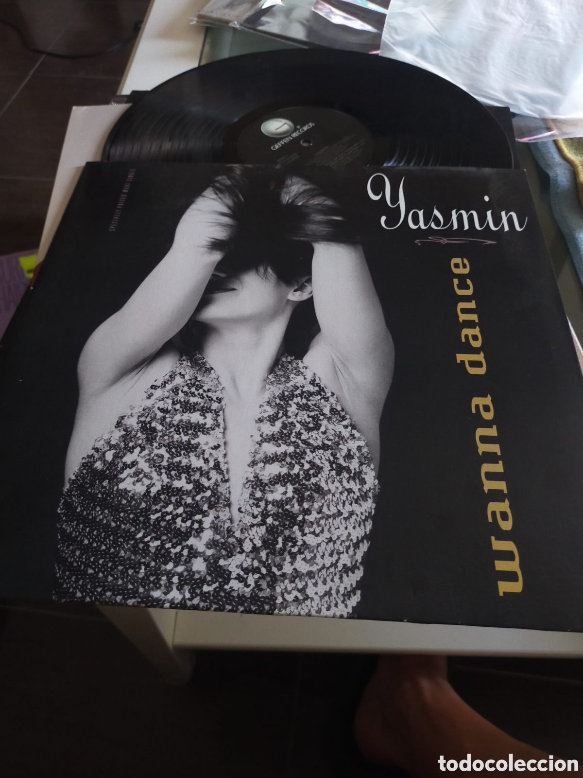 Discos de vinilo: Yasm&iacute;n maxi wanna dance U.s.a. 1991 - Foto 1
