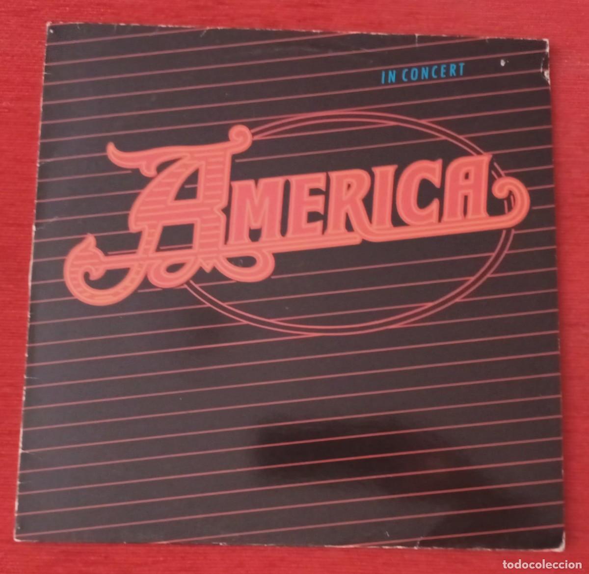 Discos de vinilo: AMERICA - IN CONCERT - LP - Foto 1
