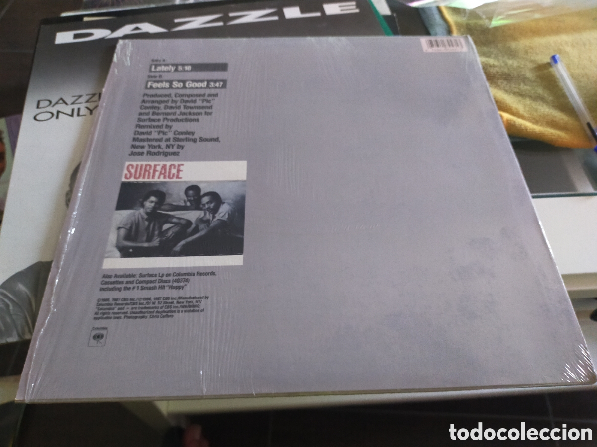 Discos de vinilo: Surface maxi lately u.s.a. 1987 - Foto 2