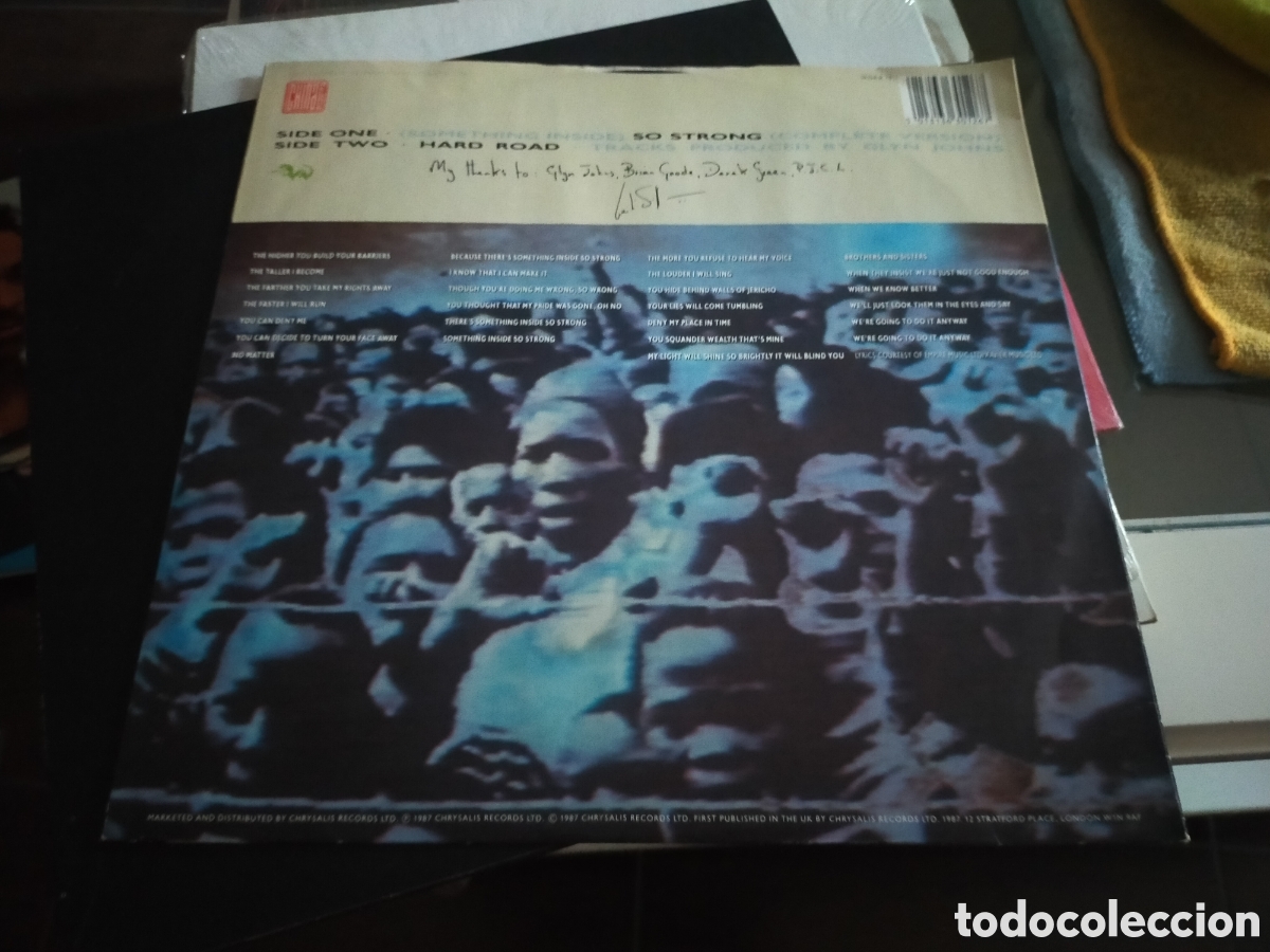Discos de vinilo: Labi siffre maxi so strong 1987 u.k. - Foto 2