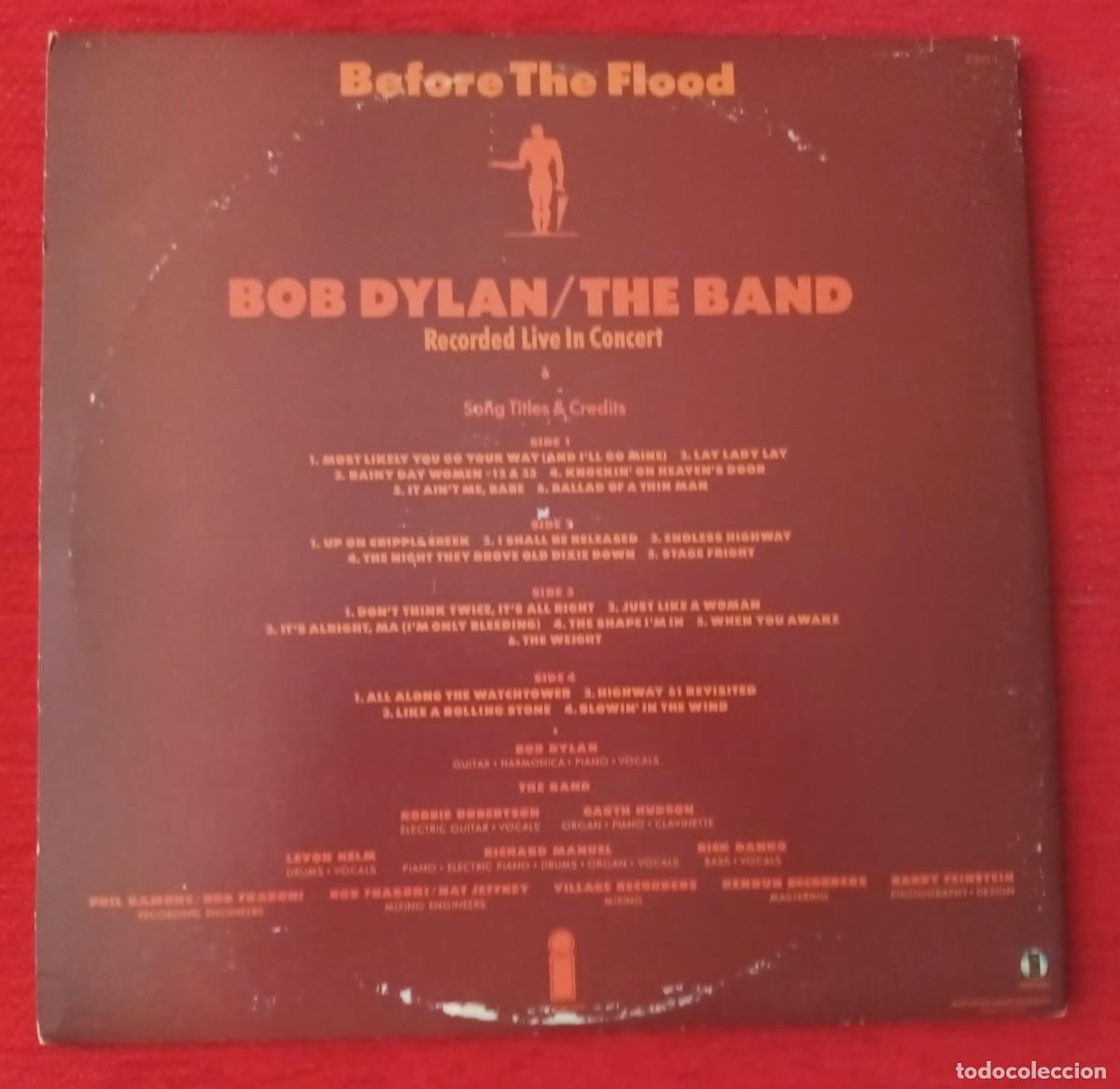 Discos de vinilo: BOB DYLAN/THE BAND - BEFORE THE FLOOD - 2 LPS - Foto 2