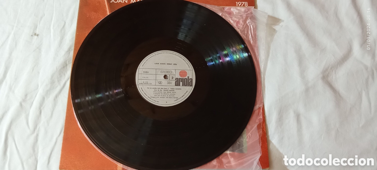 Discos de vinilo: Vinilo Joan Manuel Serrat 1978 - Foto 3
