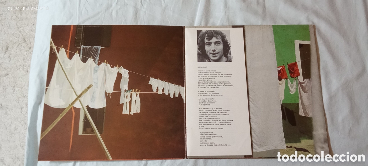 Discos de vinilo: Vinilo Joan Manuel Serrat 1978 - Foto 6