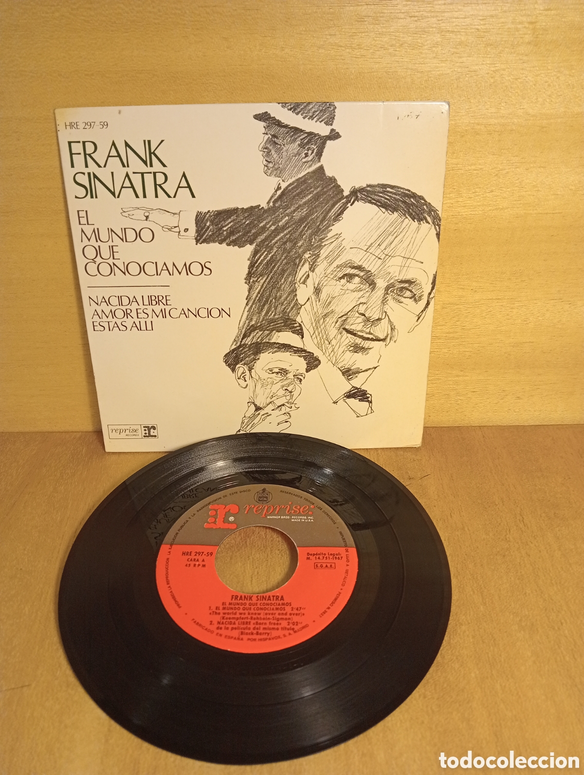Discos de vinilo: Frank Sinatra. El mundo que conoc&iacute;amos. Etc. - Foto 1