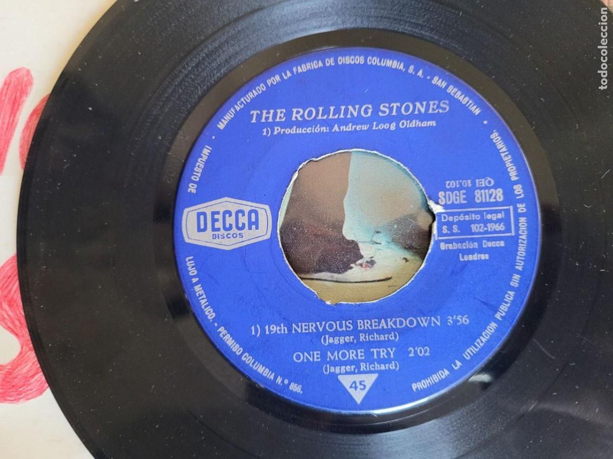 Discos de vinilo: 6 SINGEL DE LOS ROLLLING STONES, - Foto 5