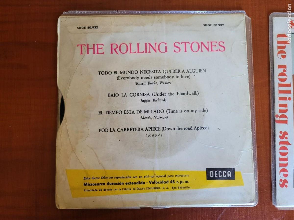 Discos de vinilo: 6 SINGEL DE LOS ROLLLING STONES, - Foto 13