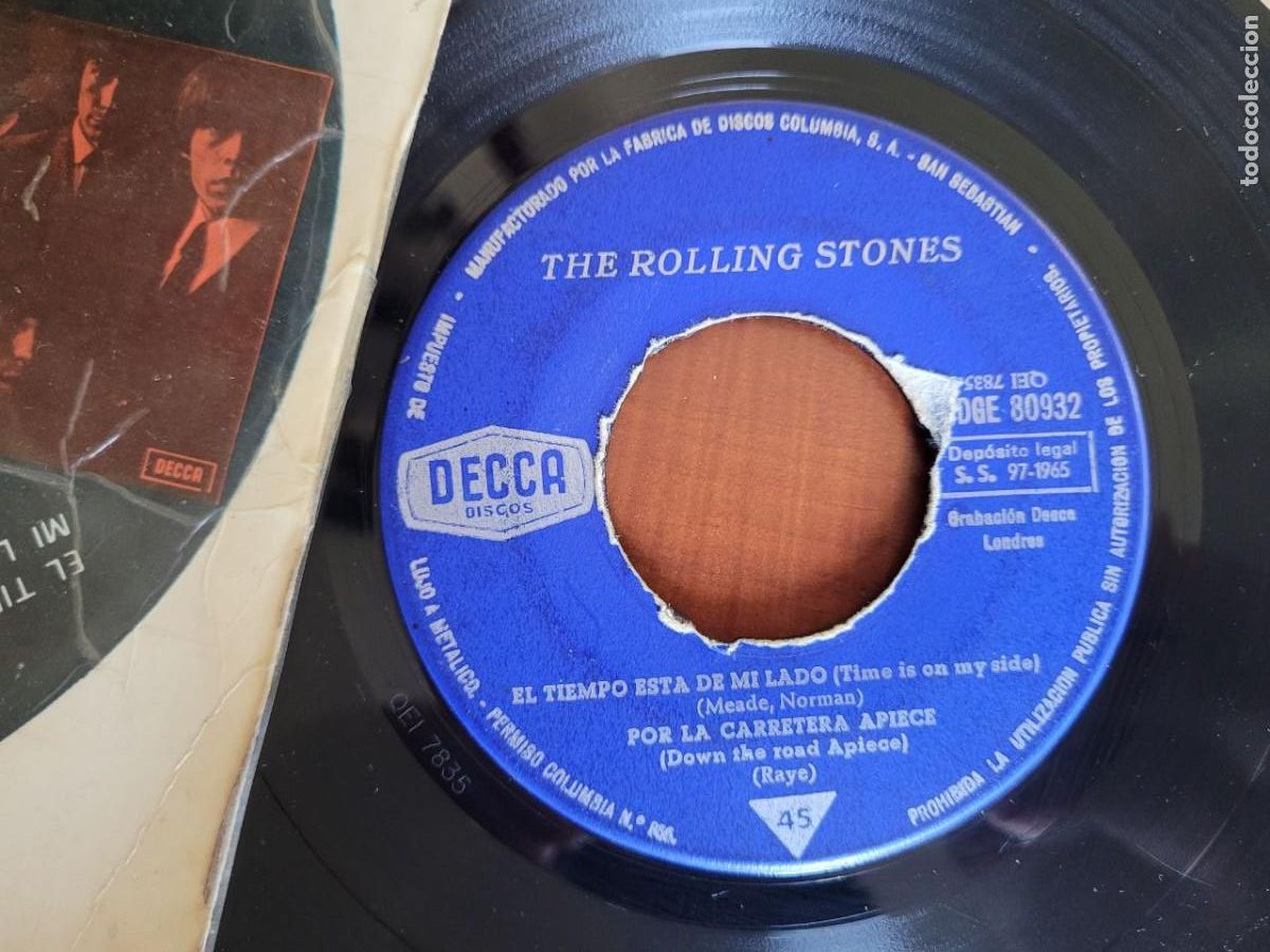Discos de vinilo: 6 SINGEL DE LOS ROLLLING STONES, - Foto 14