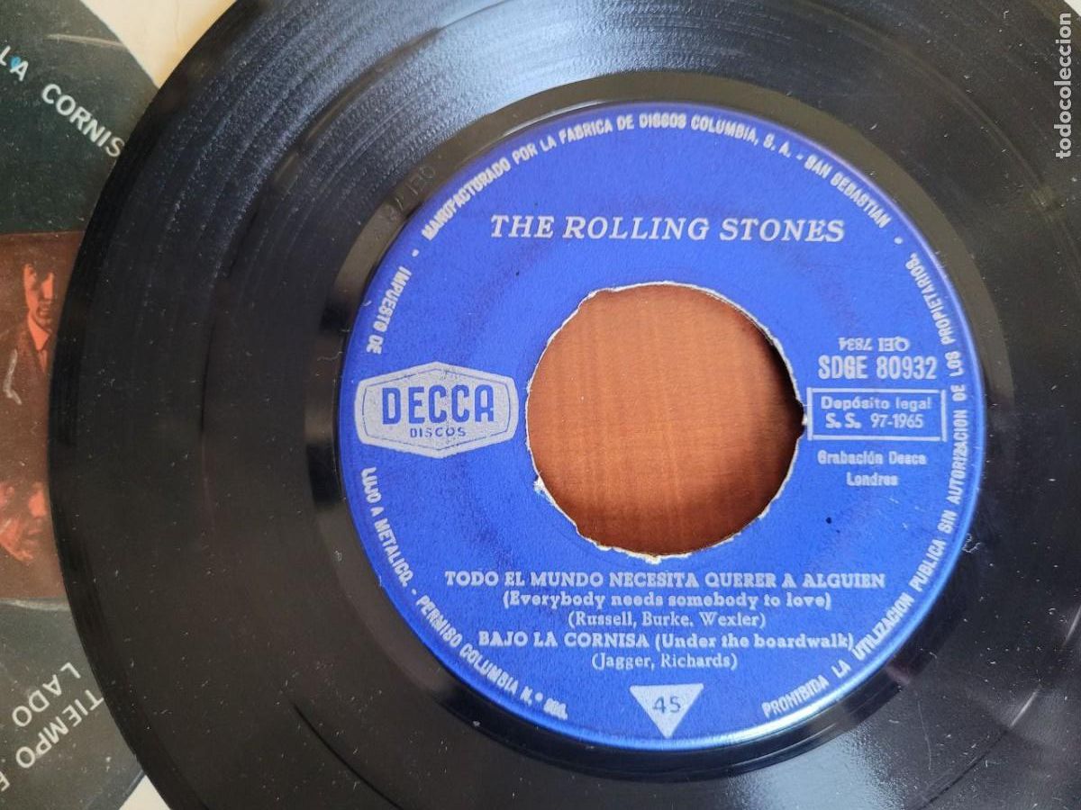 Discos de vinilo: 6 SINGEL DE LOS ROLLLING STONES, - Foto 15