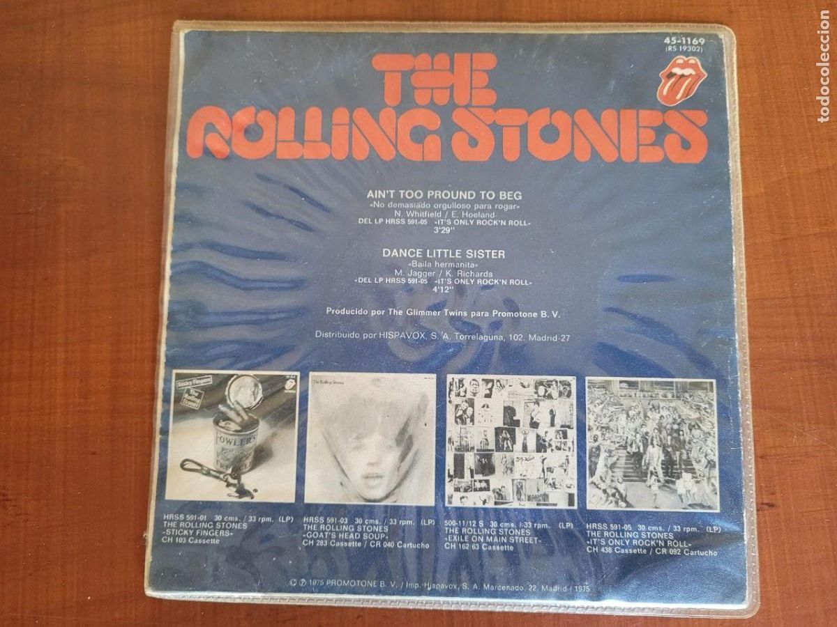 Discos de vinilo: 6 SINGEL DE LOS ROLLLING STONES, - Foto 17