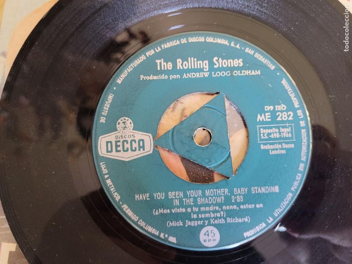 Discos de vinilo: 6 SINGEL DE LOS ROLLLING STONES, - Foto 23