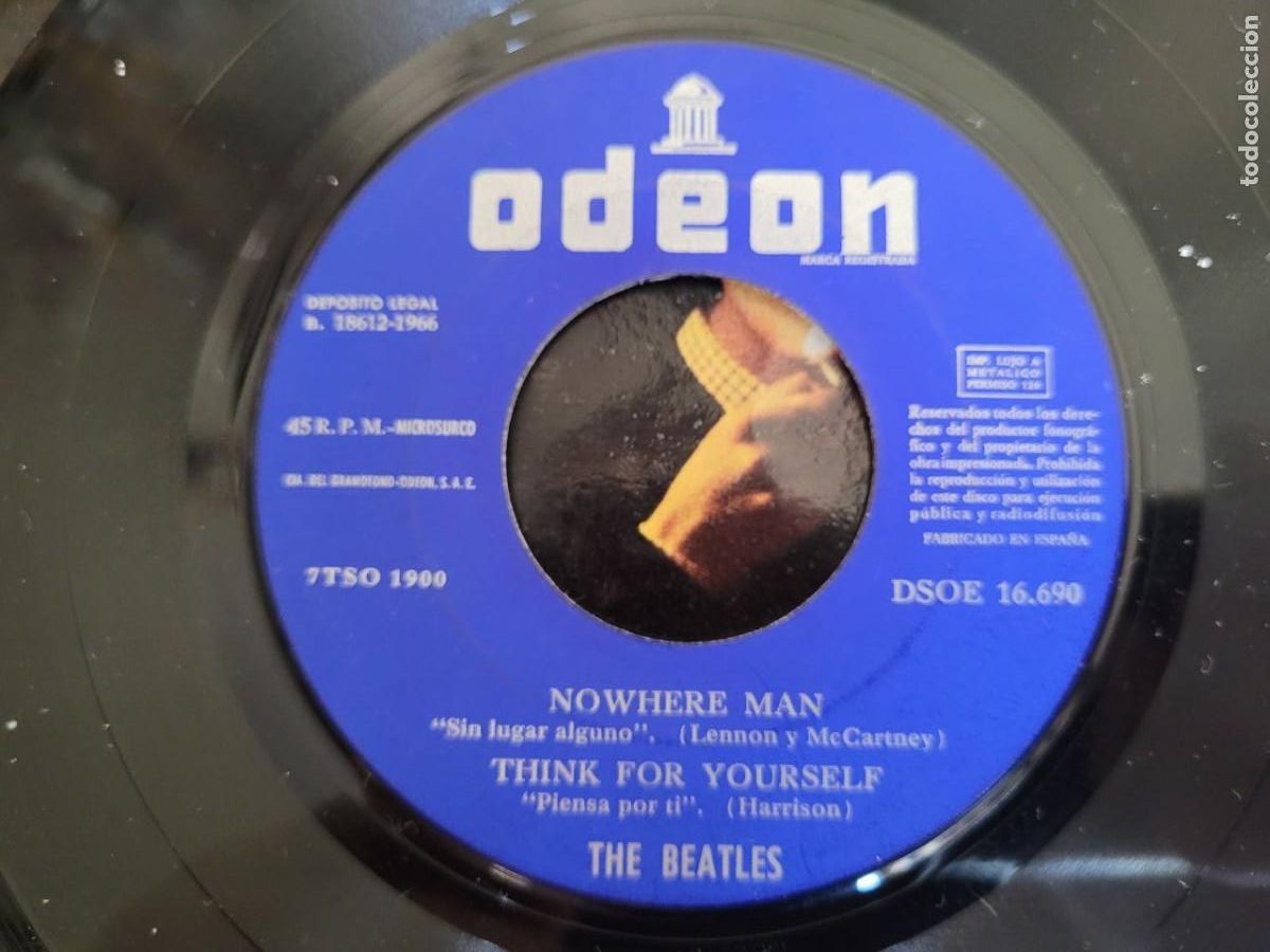 Discos de vinilo: 8 SINGEL DE LOS THE BEATLES - Foto 5