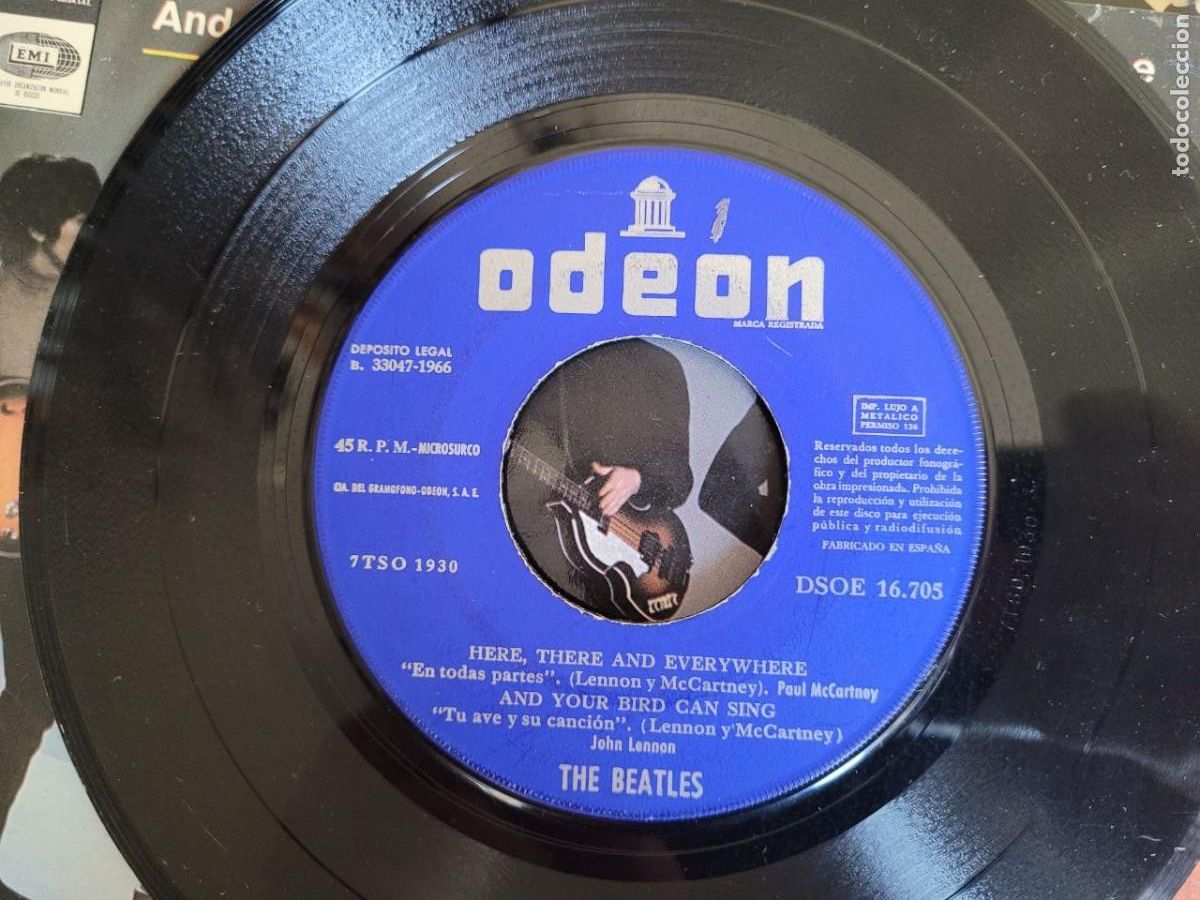Discos de vinilo: 8 SINGEL DE LOS THE BEATLES - Foto 9