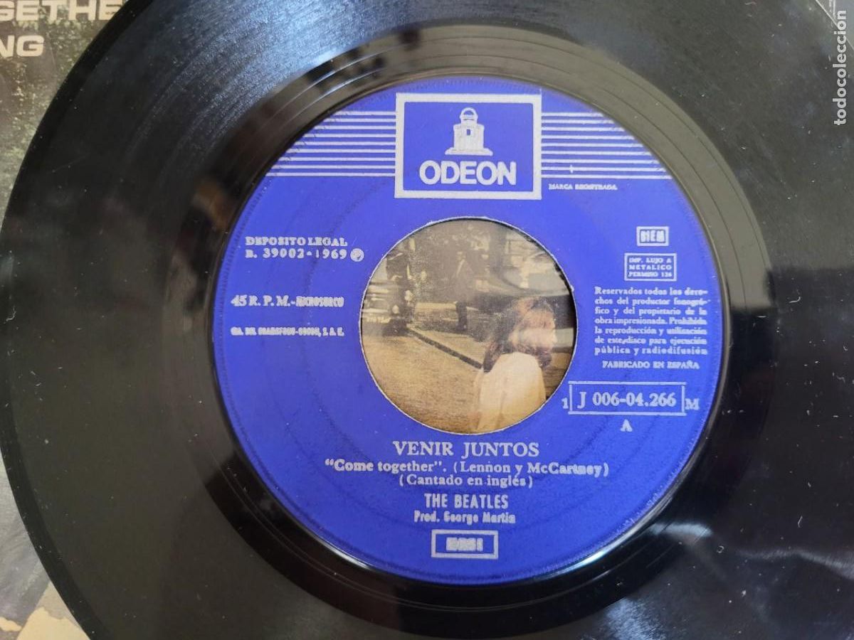 Discos de vinilo: 8 SINGEL DE LOS THE BEATLES - Foto 12