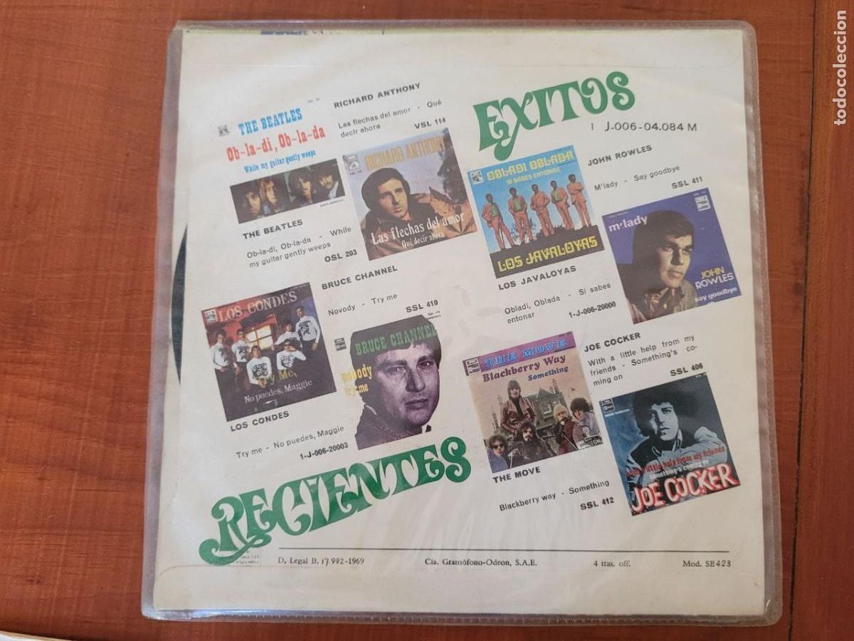 Discos de vinilo: 8 SINGEL DE LOS THE BEATLES - Foto 16