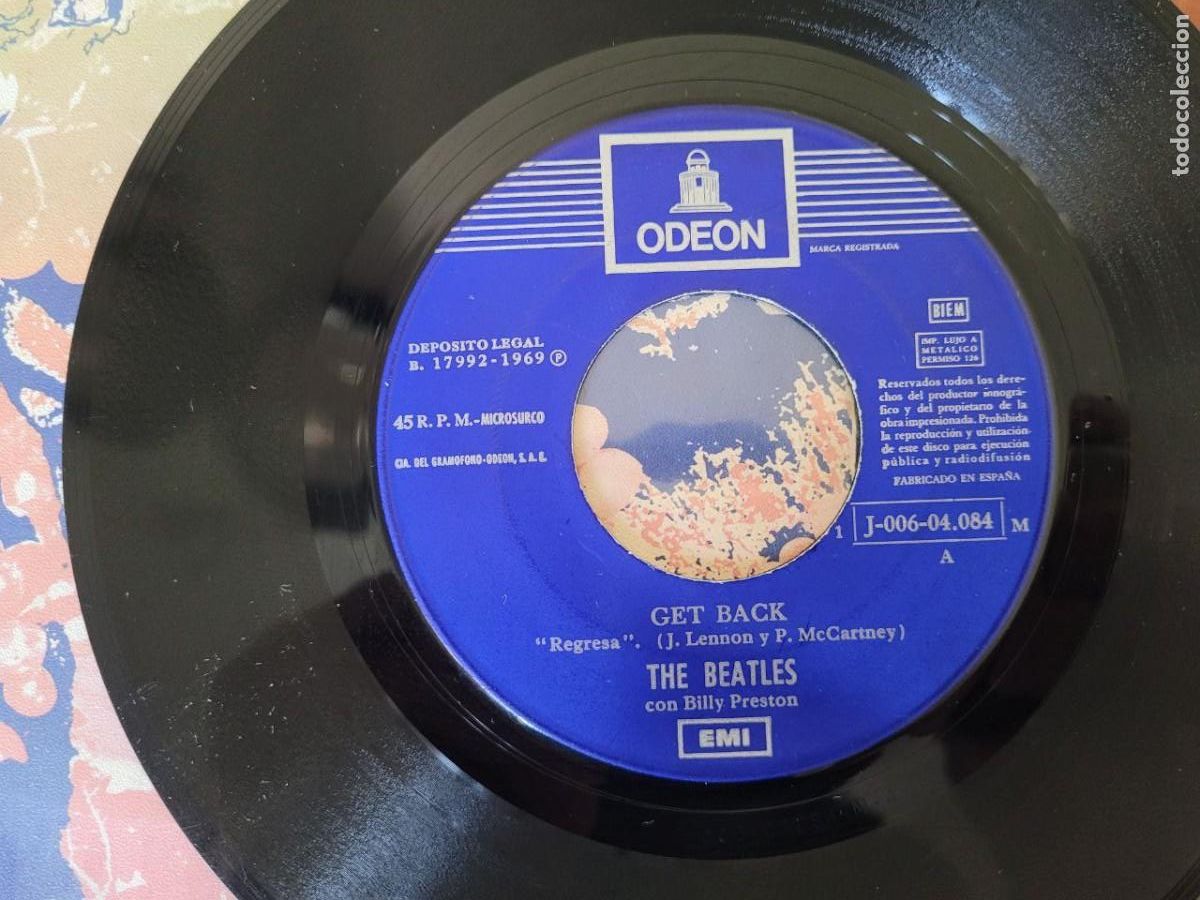 Discos de vinilo: 8 SINGEL DE LOS THE BEATLES - Foto 17