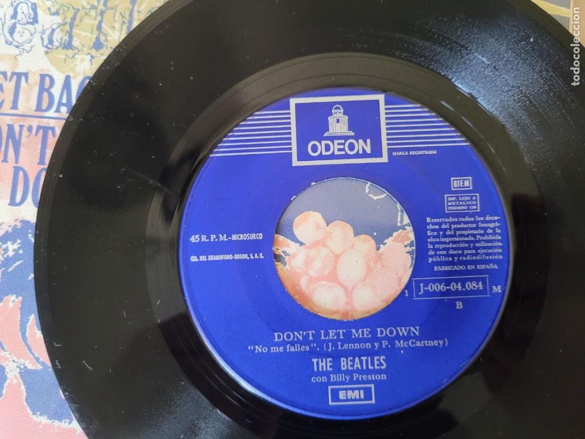 Discos de vinilo: 8 SINGEL DE LOS THE BEATLES - Foto 18