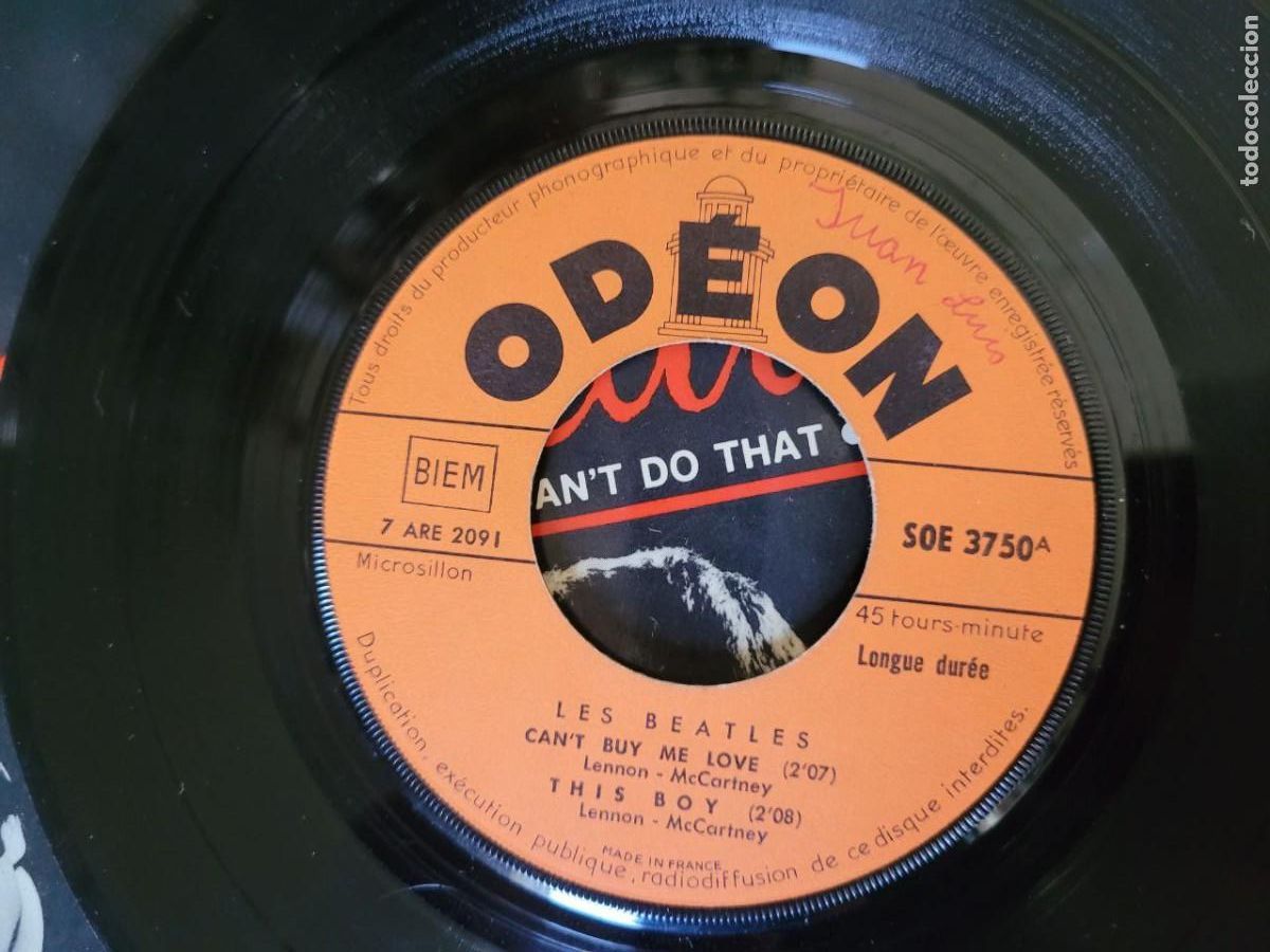 Discos de vinilo: 8 SINGEL DE LOS THE BEATLES - Foto 22