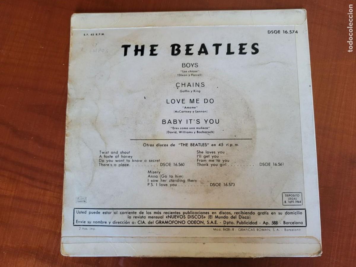 Discos de vinilo: 8 SINGEL DE LOS THE BEATLES - Foto 24