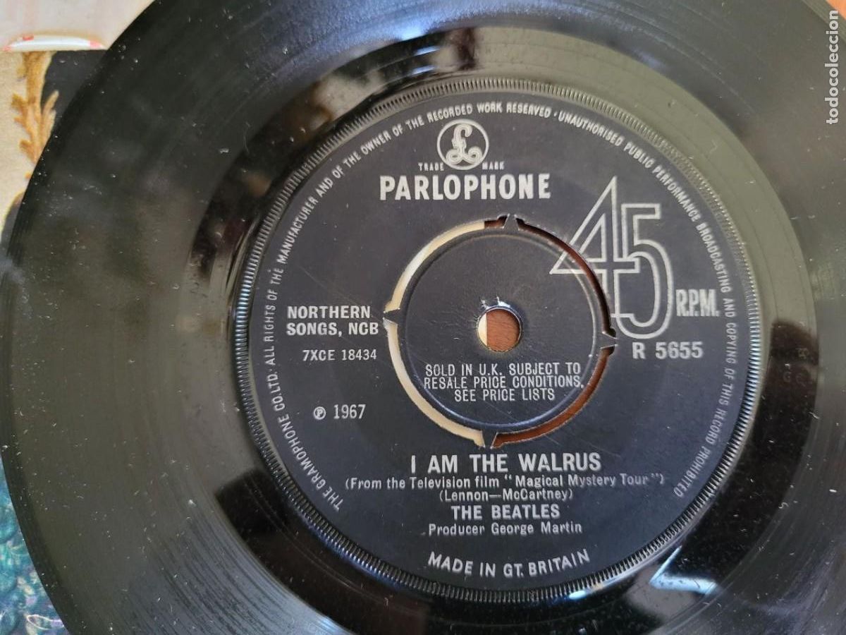 Discos de vinilo: 8 SINGEL DE LOS THE BEATLES - Foto 29