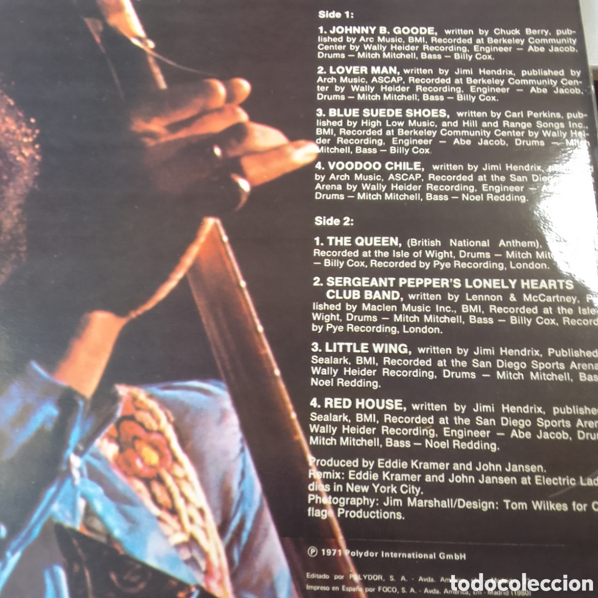 Discos de vinilo: JIMI HENDRIX IN THE WEST - Foto 3