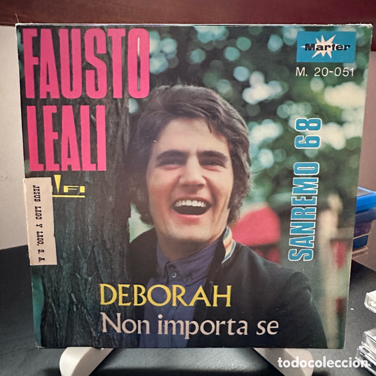 Discos de vinilo: Fausto Leali - Deborah (7&rdquo;, Single) - Foto 2