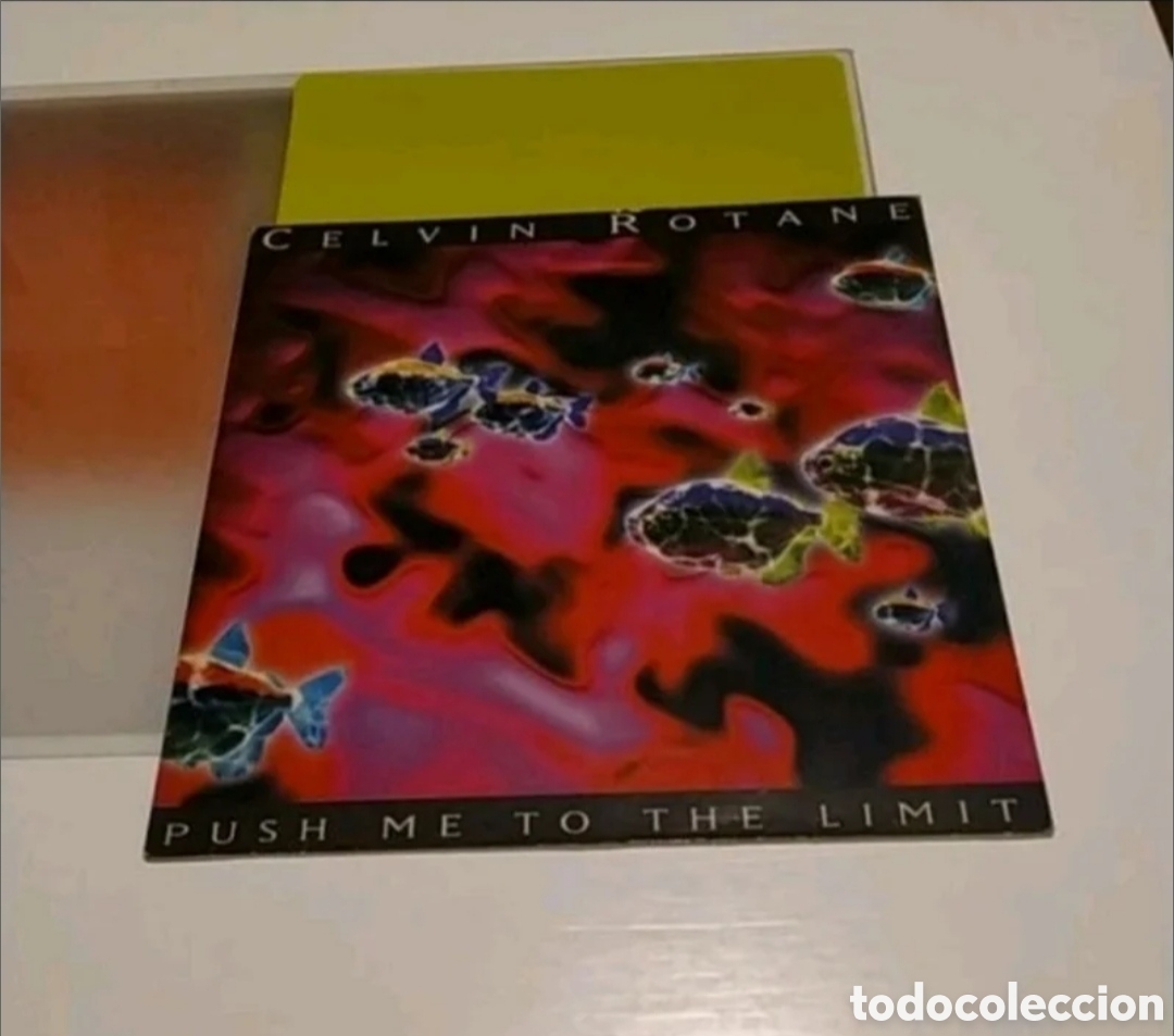 Discos de vinilo: Maxi single Celvin Rotane. Push me to The limit - Foto 1