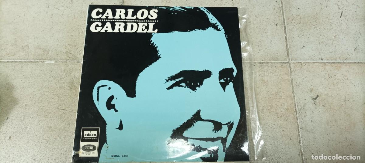 Discos de vinilo: CARLOS GARDEL - ACOMP. GUITARRAS - EBRIO emi odeon - Foto 1
