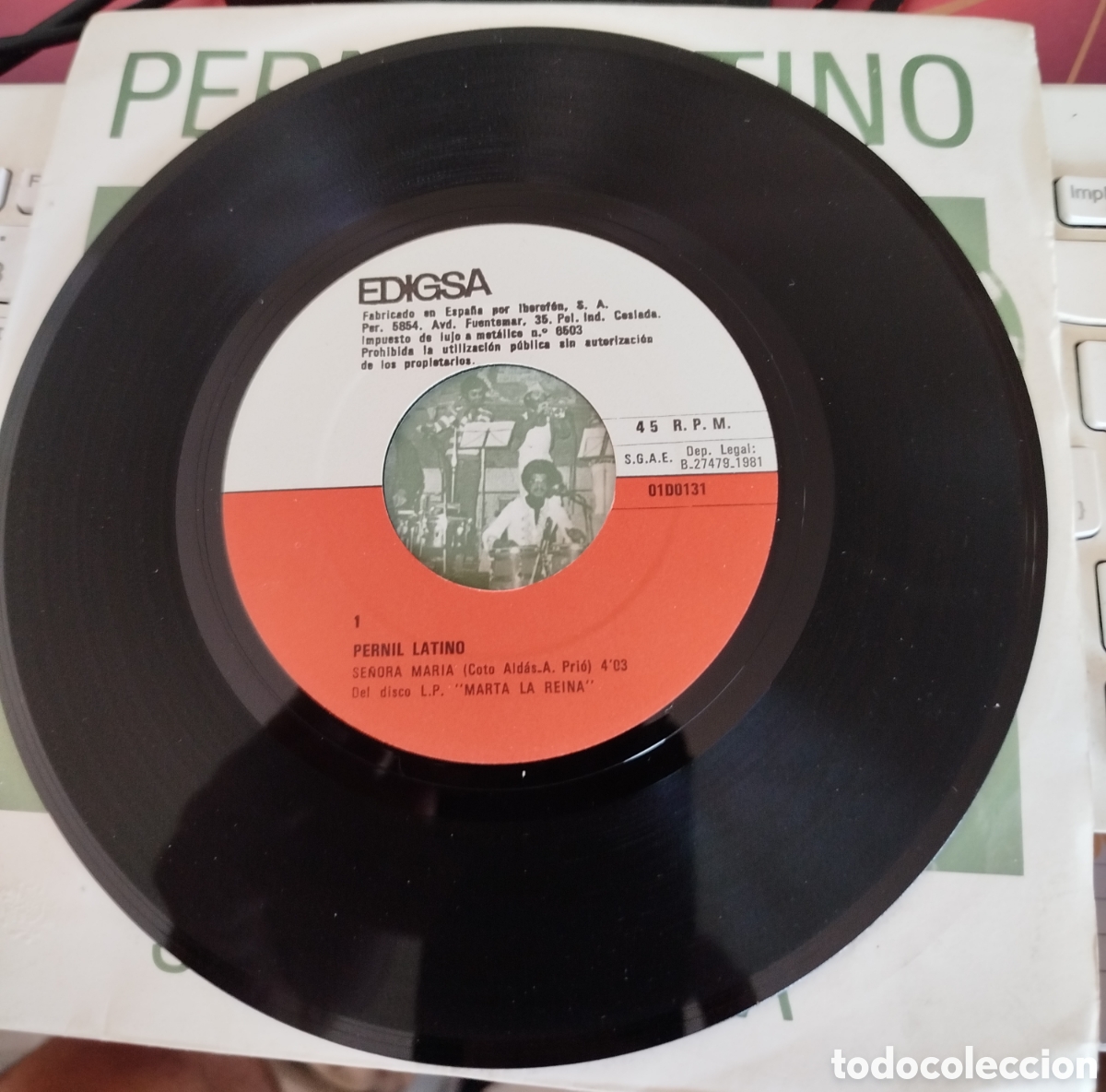 Discos de vinilo: Pernil latino - Se&ntilde;ora Mar&iacute;a - Foto 2