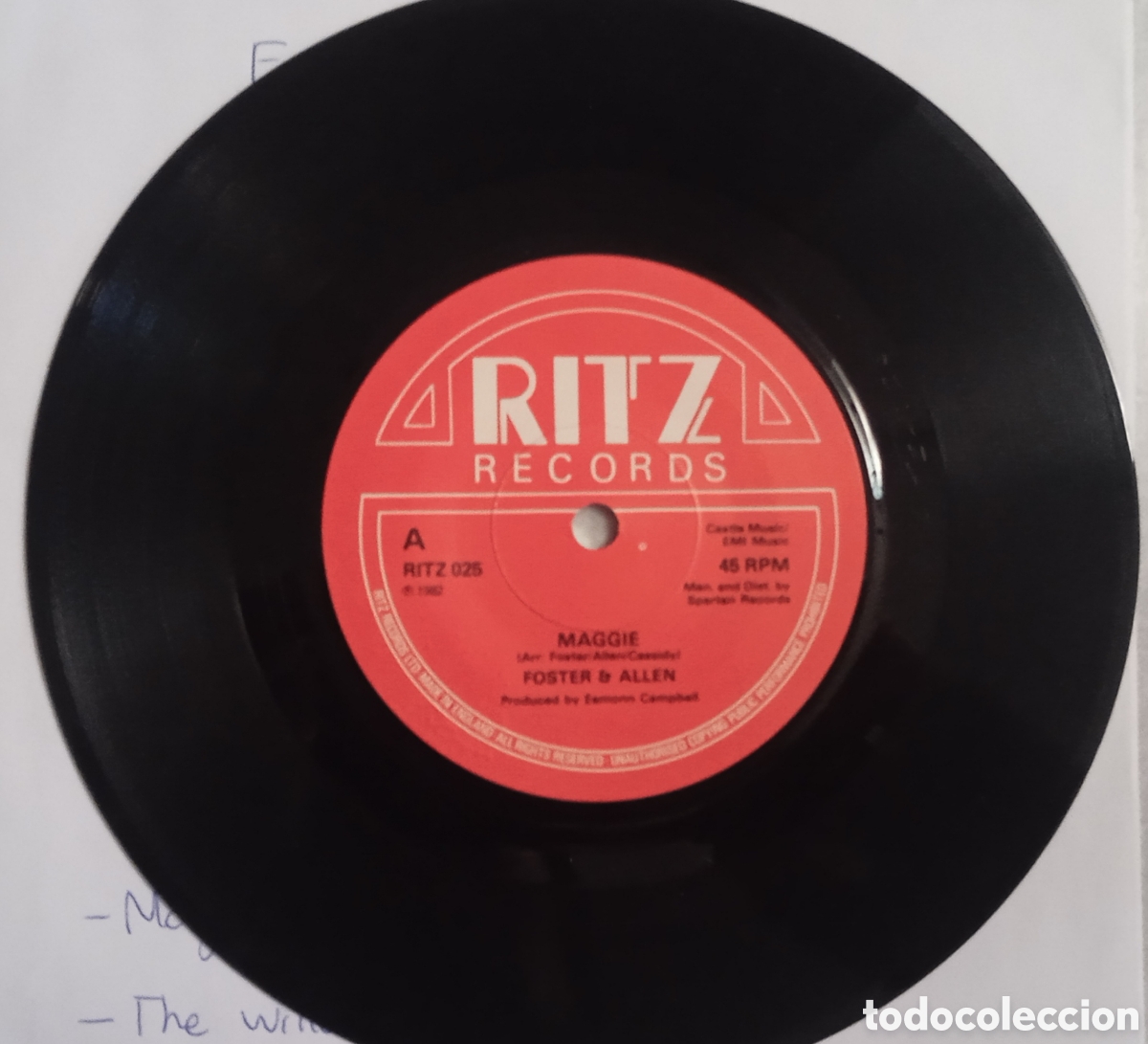 Discos de vinilo: FOSTER & ALLEN - Maggie (1982) disco vinilo - Foto 1