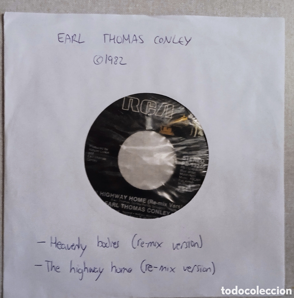 Discos de vinilo: EARL THOMAS CONLEY - Heavenly bodies (1982) disco vinilo - Foto 3
