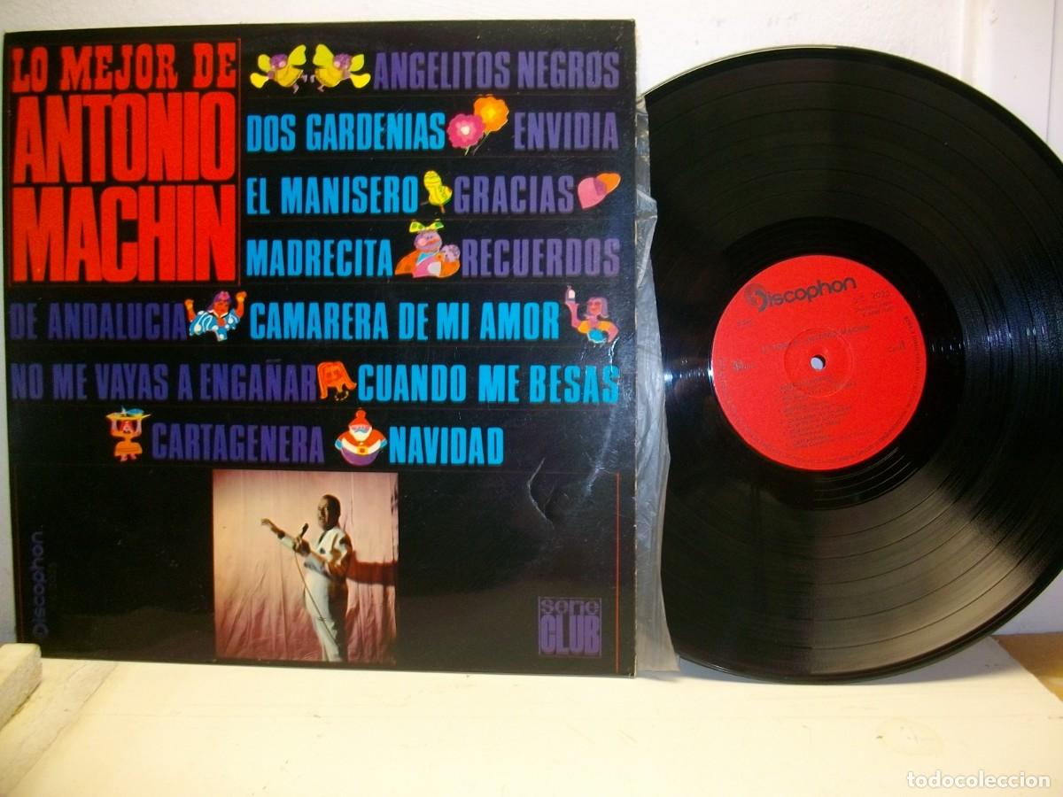 Discos de vinilo: LO MEJOR DE ANTONIO MACH&Iacute;N LP - Foto 1