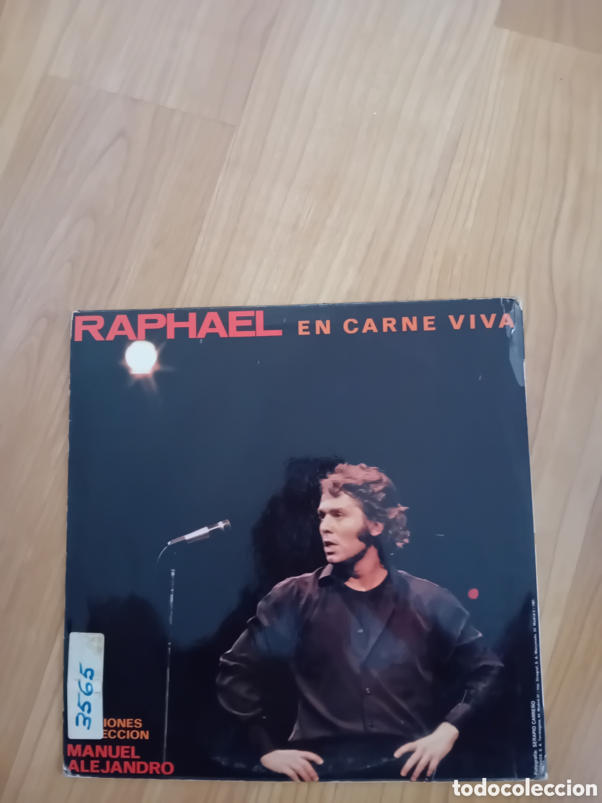 Discos de vinilo: RAPHAEL. EN CARNE VIVA. - Foto 2