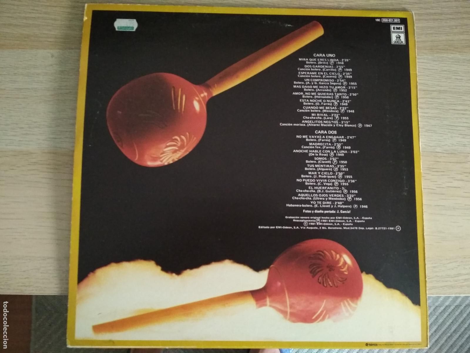 Discos de vinilo: antonio machin, 20 grandes exitos, 1981 - Foto 3