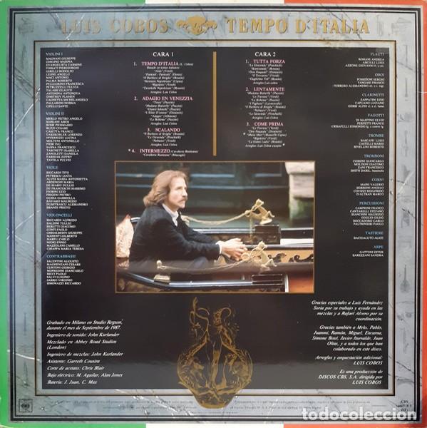 Discos de vinilo: Luis Cobos &lrm;&ndash; Tempo DItalia - Foto 2