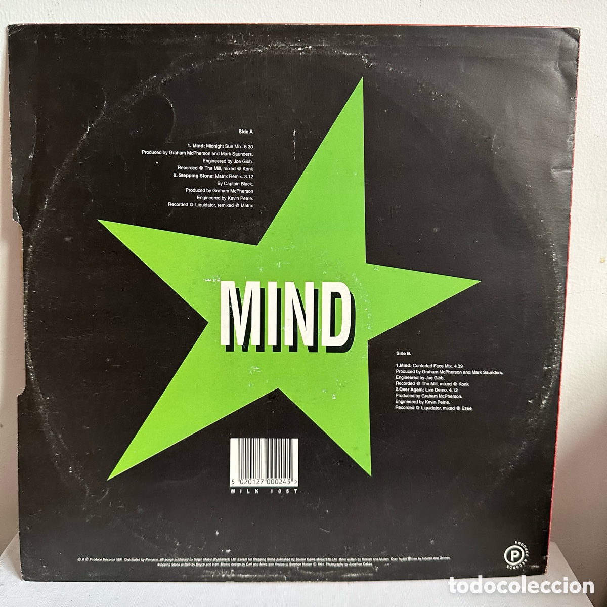 Discos de vinilo: The Farm - Mind (12&rdquo;, Single) - Foto 2