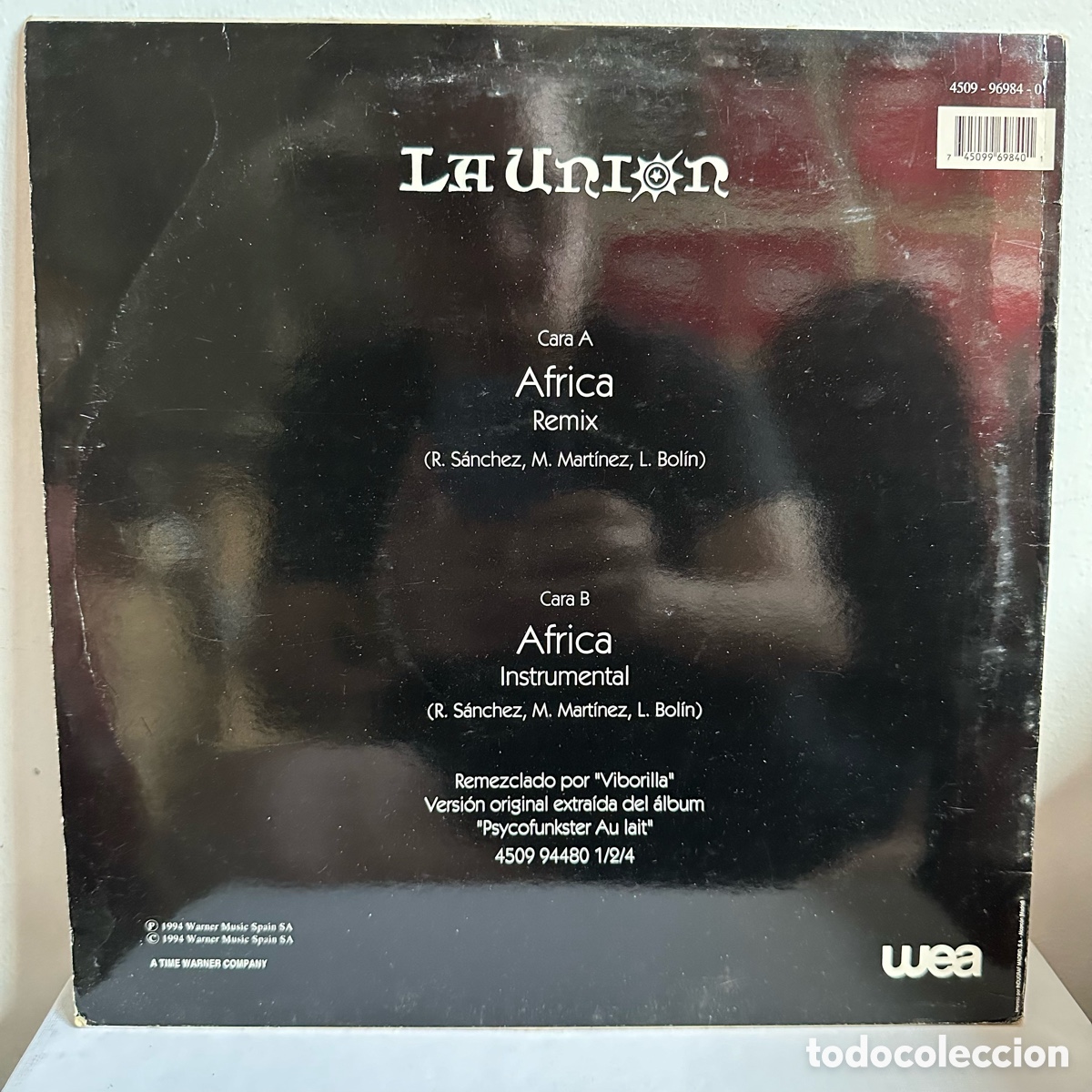 Discos de vinilo: La Uni&oacute;n - Africa (12&rdquo;) - Foto 2