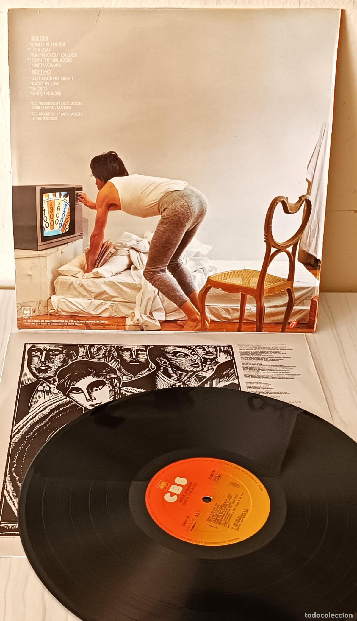 Discos de vinilo: MICK JAGGER - SHE&acute;S THE BOSS CBS - 1985 - Foto 2