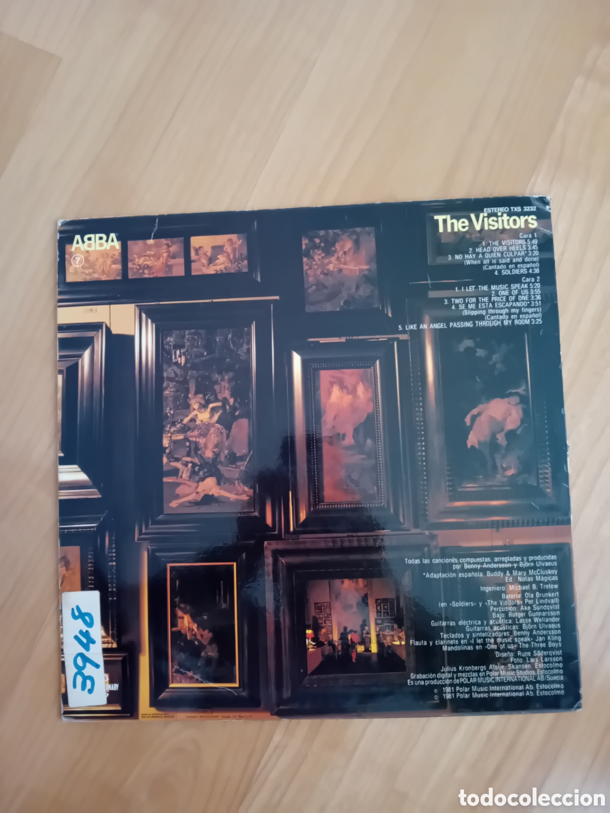Discos de vinilo: ABBA. THE VISITORS. LP - Foto 2