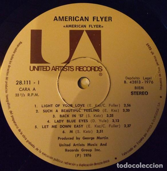 Discos de vinilo: American Flyer &ndash; American Flyer - Foto 3