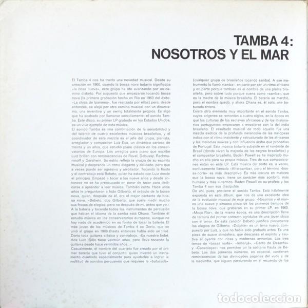 Discos de vinilo: Tamba 4 &ndash; Nosotros Y El Mar - Gatefold - Foto 3