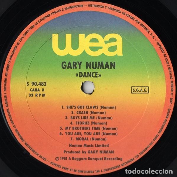 Discos de vinilo: Gary Numan &ndash; Dance - Gatefold + Insert - Foto 2