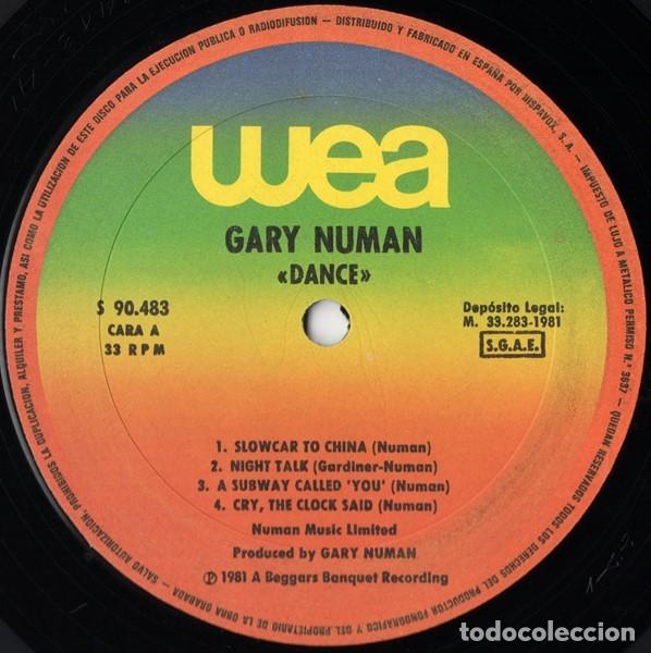 Discos de vinilo: Gary Numan &ndash; Dance - Gatefold + Insert - Foto 3