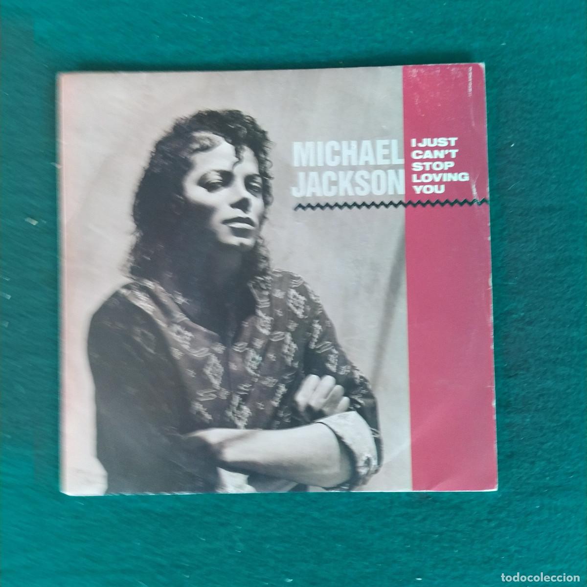 Discos de vinilo: Michael Jackson &ndash; I Just Cant Stop Loving You - Foto 1