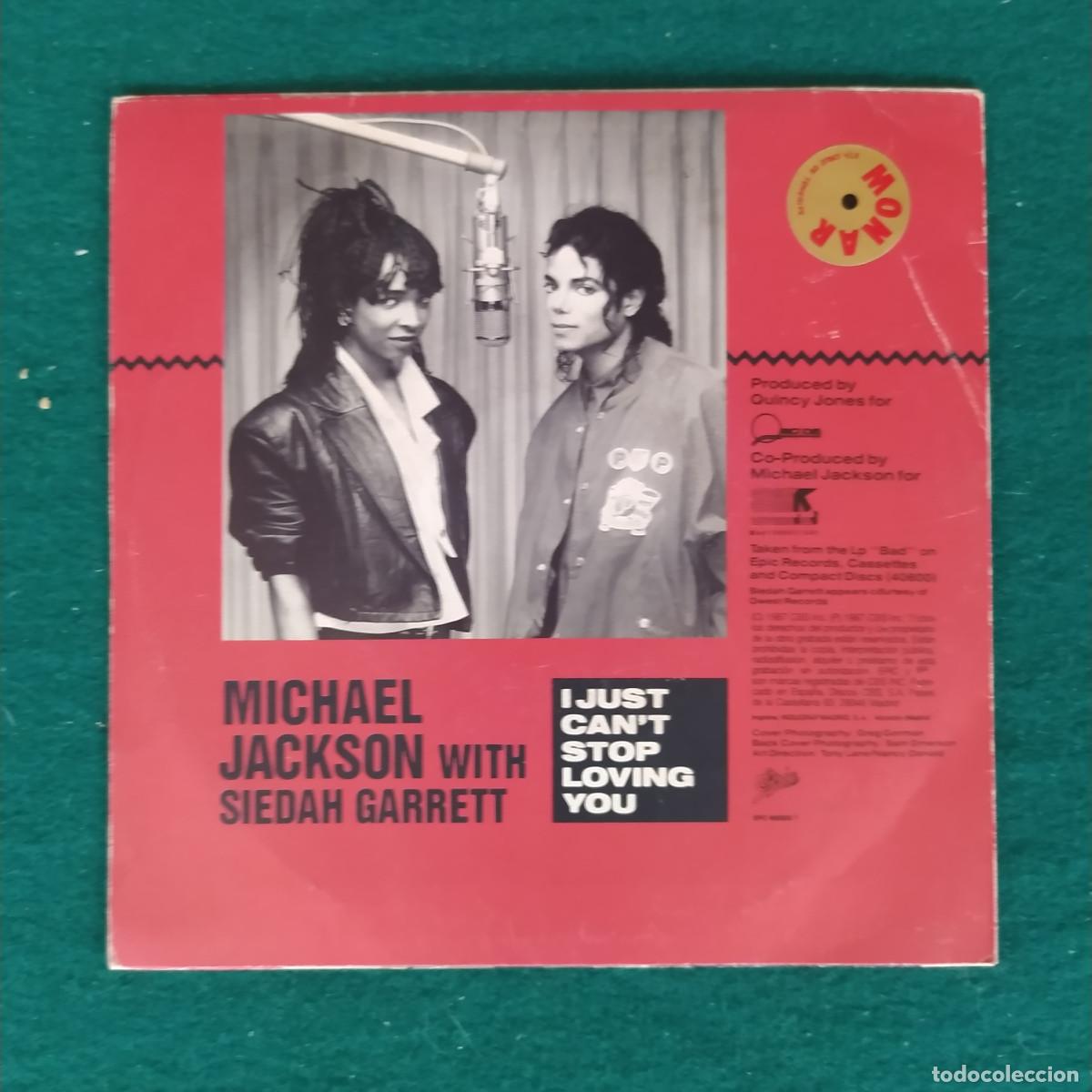 Discos de vinilo: Michael Jackson &ndash; I Just Cant Stop Loving You - Foto 2