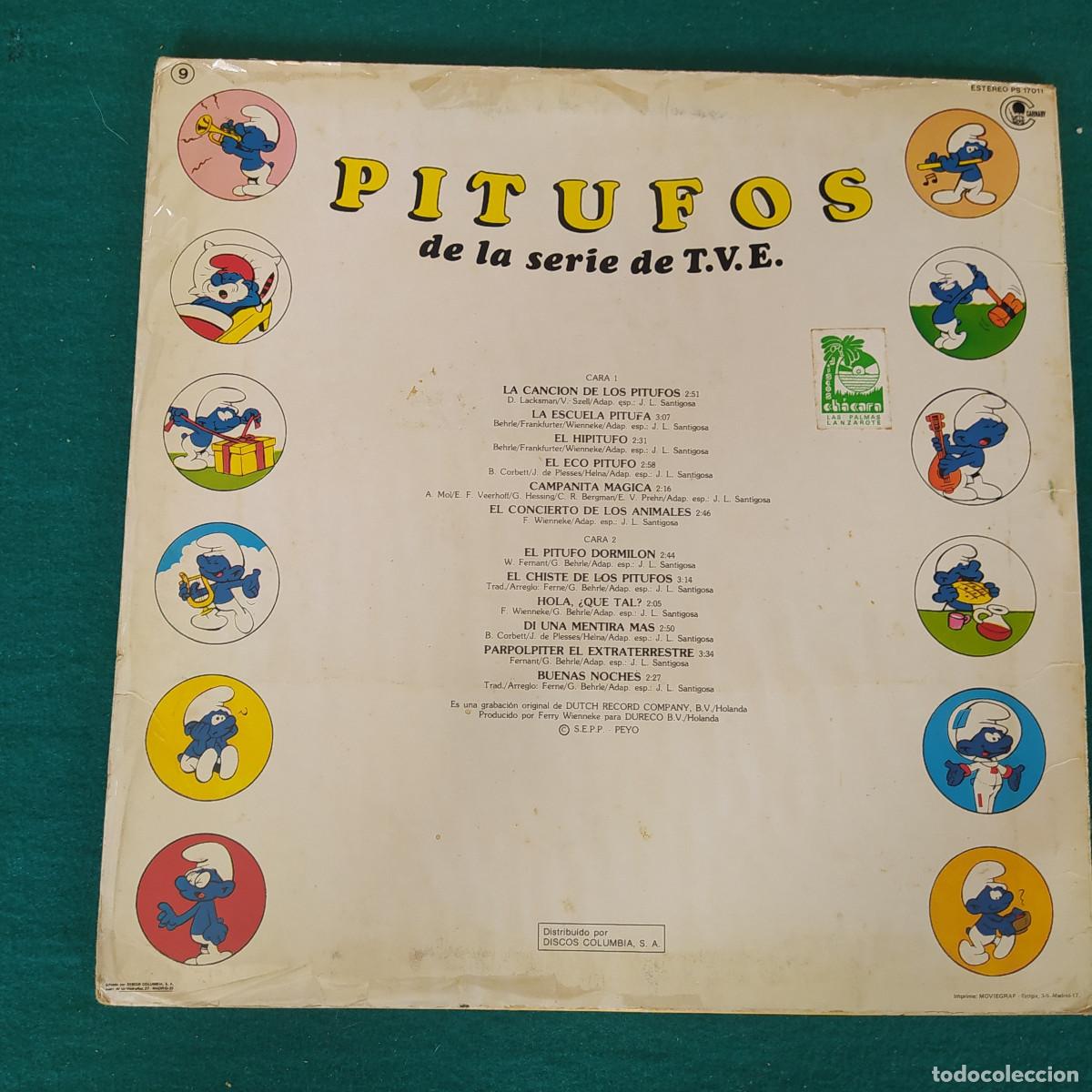 Discos de vinilo: Pitufos &ndash; Pitufos De La Serie De T.V.E. - Foto 2